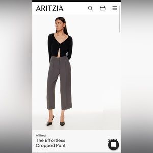 Artizia The Effortless Cropped Pant in black (NEW)